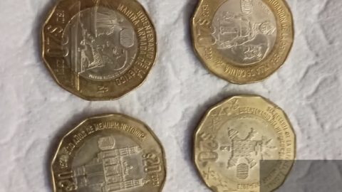 monedas conmemorativas 20 pesos