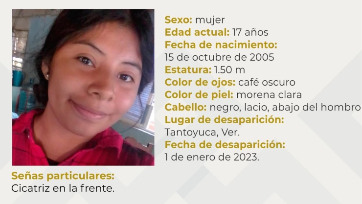 Veracruz Itzel Amairany Andres desaparecida