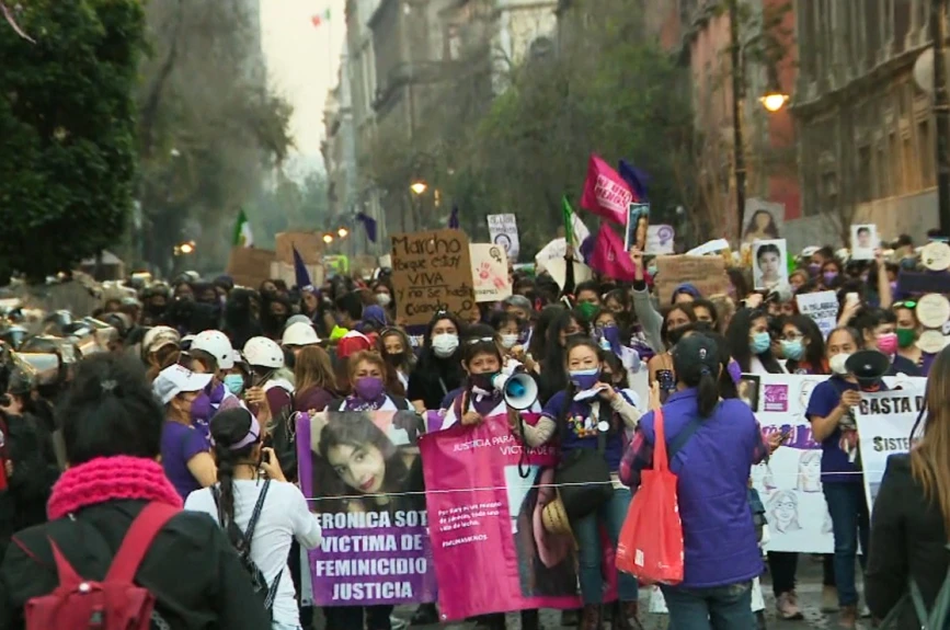 Familias en marcha del 25N