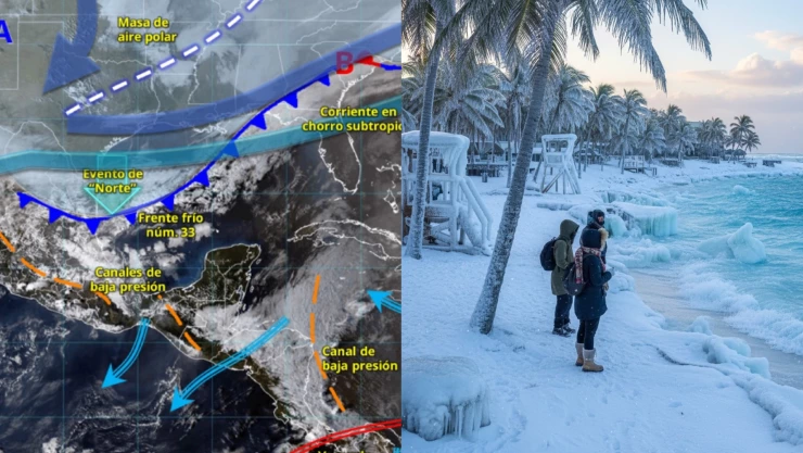 Más HELADEZ en Cancún por Frente Frío 33: Pronóstico del clima en la ciudad y en Quintana Roo HOY, 5 de febrero de 2026