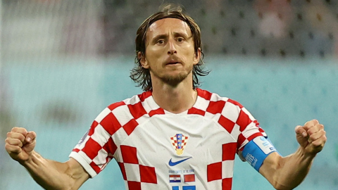 Luka Modric, jugador de Croacia