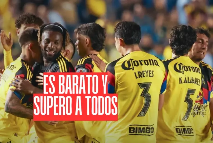 Llegó sin luces ni reflectores al Club América, es barato y superó a todos sus rivales
