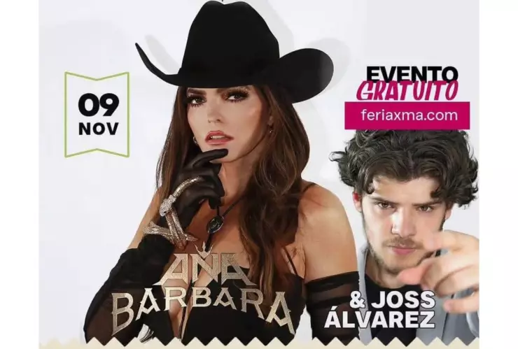 ¿A qué hora es el concierto GRATUITO de Ana Bárbara en la Feria Xmatkuil 2025?