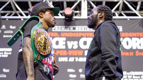 Errol Spence Terence Crawford box azteca