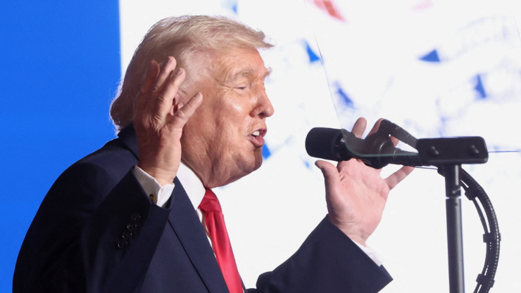 El presidente de Estados Unidos, Donald Trump, pronuncia un discurso sobre energía y economía en Clive, Iowa, EE. UU., el 27 de enero de 2026.