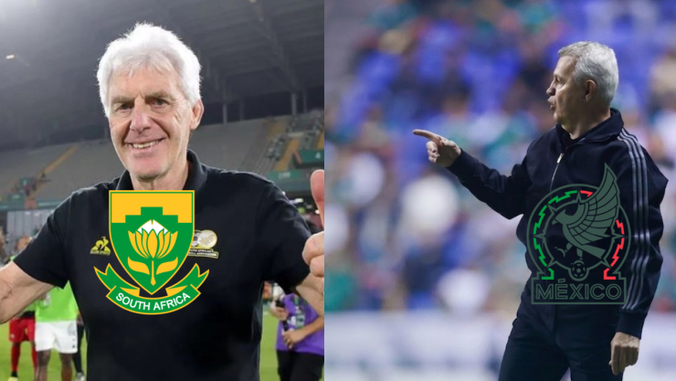Sudáfrica contra Javier Aguirre de México