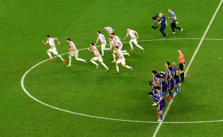 Croacia celebra el pase a 4tos de Final