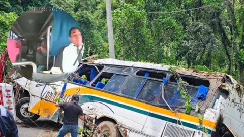 Accidente Coscomatepec Veracruz autobús cae barranca