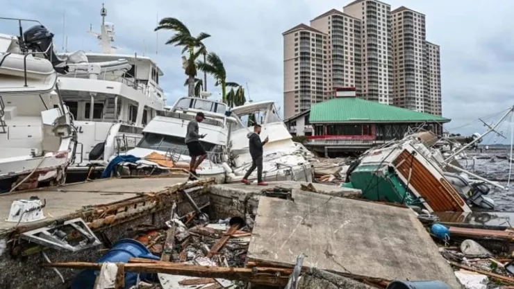 Huracán Ian pasa por Florida.
