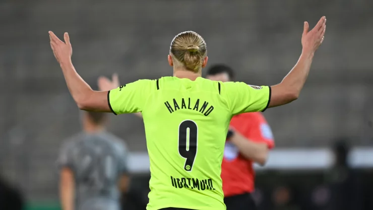 Haaland eliminado de la Pokal
