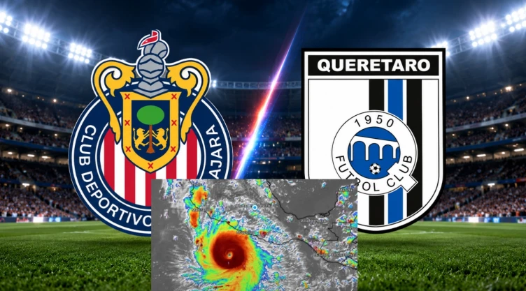 ¿Chivas vs. Querétaro puede ser suspendido? Alerta por el Huracán Polo