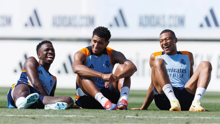 Vinicius, Bellingham y Mbappé