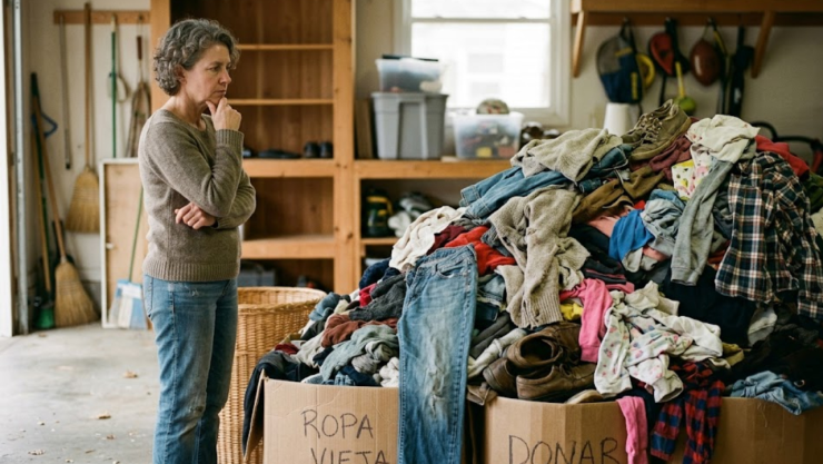 4 ideas para reciclar ropa vieja que ya no uses y transformarla en organizadores colgantes para el baño