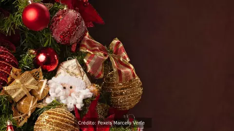 Árbol de navidad decorado