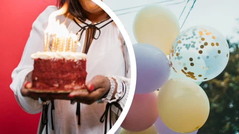 Video: Joven se viraliza tras recibir pastel con fotos de todas sus exnovias