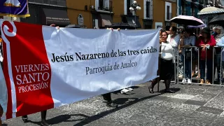 Así se ha vivido la Procesión de Viernes Santo en Puebla