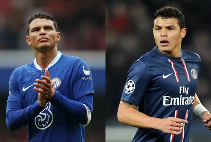 Thiago Silva jugó para PSG y Chelsea