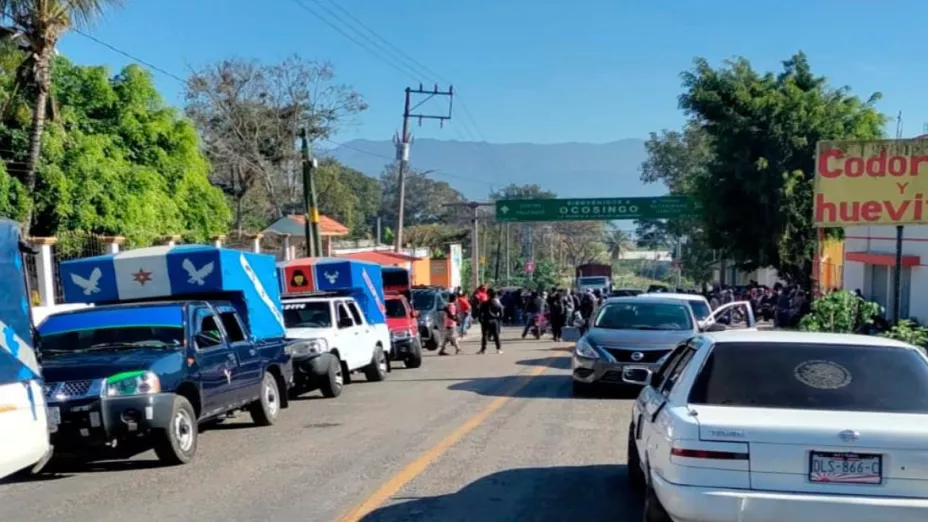 Bloqueo carretero Ocosingo