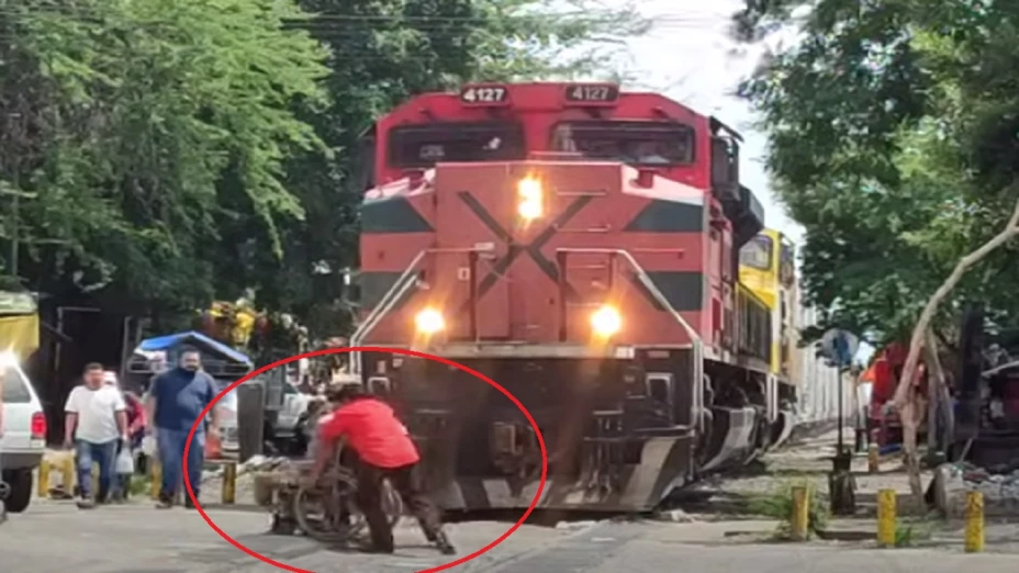 hombre en silla de ruedas