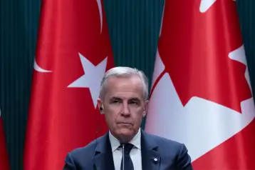Mark Carney, primer ministro de Canadá en Ankara, Turquía.