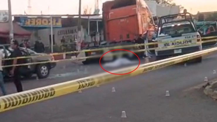 VIDEO SENSIBLE | Así quedó el cuerpo del sujeto fallecido tras balacera en los límites de El Salto y Tlajomulco HOY