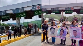bloqueo 43 ayotzinapa Autopista del Sol