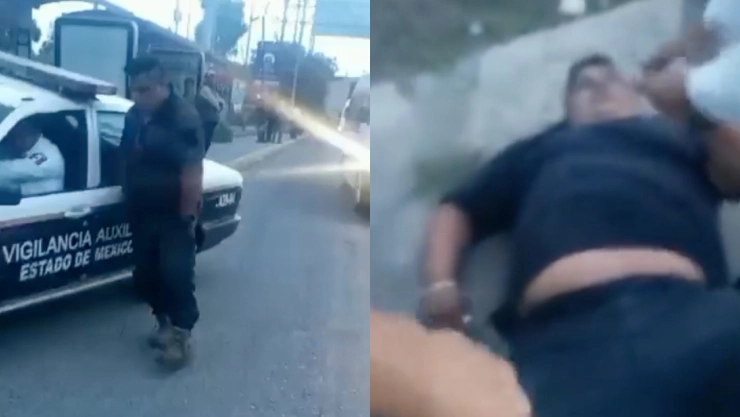 Captan a policía de Cuautitlán Izcalli, Edomex, en presunto estado de ebriedad