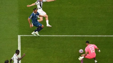 Juventus está por encima del Manchester City en diferencia de gol
