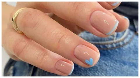 diseños de manicura frances