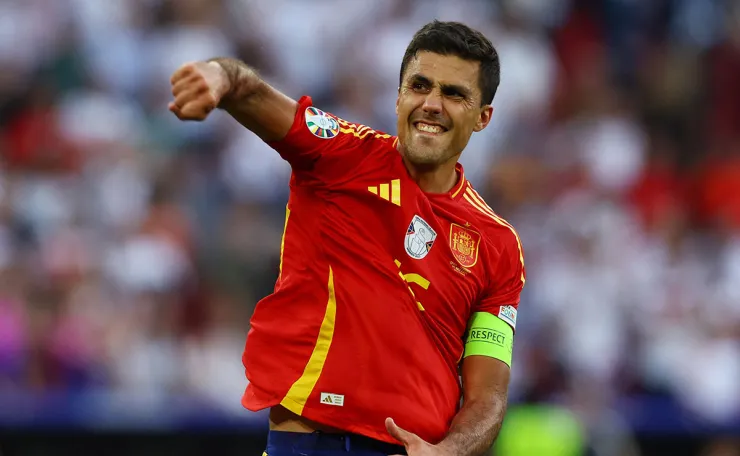 Rodri con la selección española