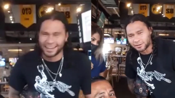 Gullit Peña en estado inconveniente