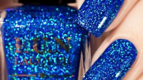 11 modelos de uñas azules sencillas, pero elegantes: poco elaboradas y hermosas