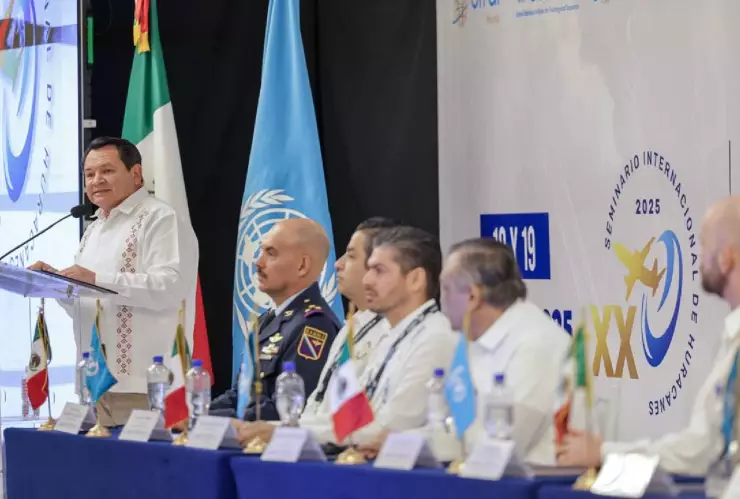 Joaquín Díaz Mena inauguró oficialmente el XX Seminario Internacional de Huracanes