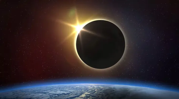 ¿Igual que en la Tierra? Así se vio el eclipse solar 2024 en el espacio