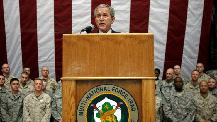 george w bush guerra irak ucrania