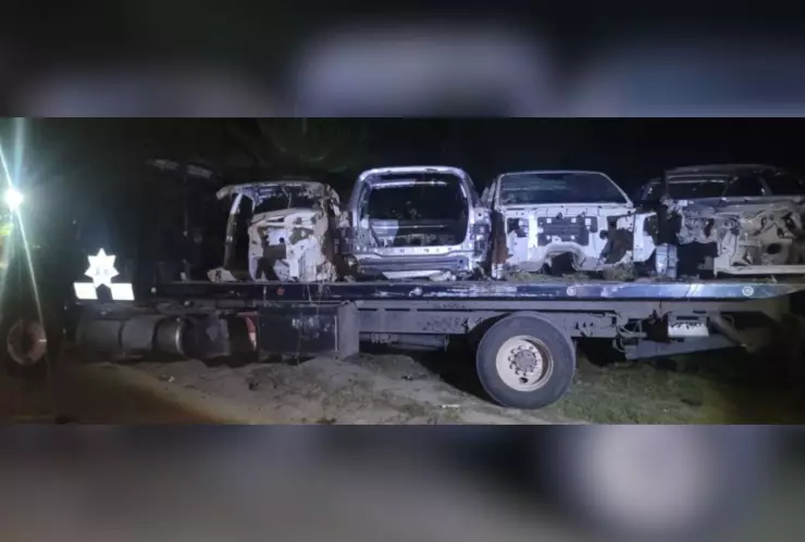 Descubren predio de carros robados en Eldorado