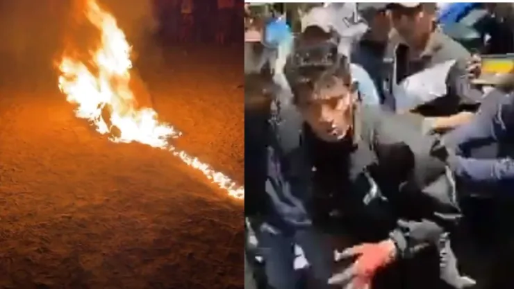 VIDEO Dos feminicidas son quemados y linchados en Guatemala