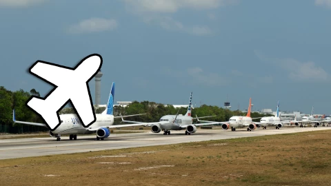 Esos son los vuelos programados en el aeropuerto de Cancún HOY 28 de septiembre de 2025.jpg