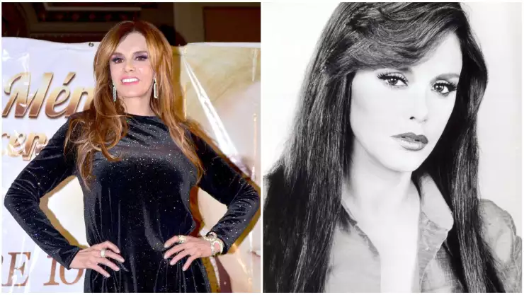 Lucía Méndez de joven