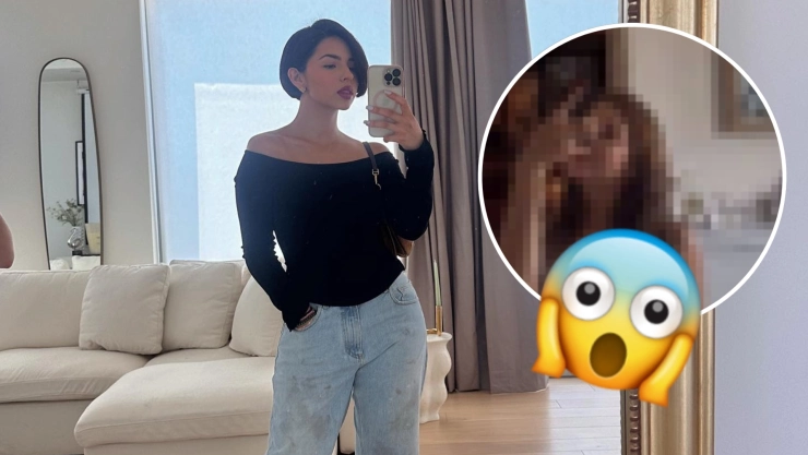 ¿Rubia? Ángela Aguilar cambia de look y así lo presume junto a Christian Nodal