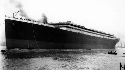 Así lucía el RMS Titanic en su botadura y pruebas de mar en 1912 FOTOS 3.jpg
