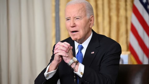 Joe Biden da su último discurso como presidente de Estados Unidos.