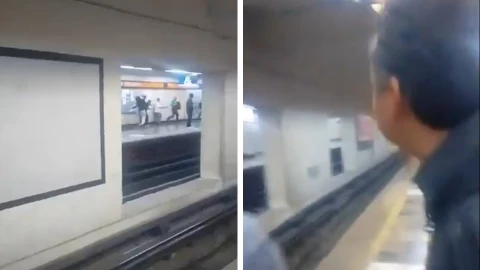Hombre apuñala a cuatro y se lanza a las vías del Metro