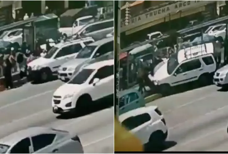 VIDEO: Conductor arrolla a 10 personas en paradero de autobús en Puebla