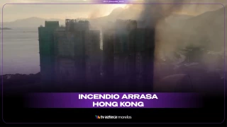 Incendio en Hong Kong