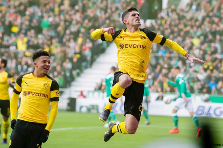 9 EX JUGADORES del Borussia Dortmund christian pulisic.jpg