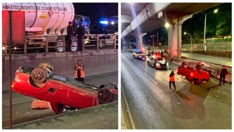 Accidente en Naucalpan dejó 4 muertos en la madrugada