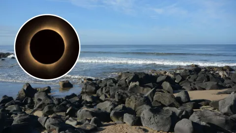 Eclipse solar en Las Labradas