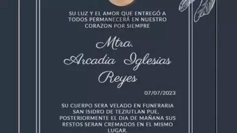 Maestra pude croquetas en lugar de flores en su funeral para donar.