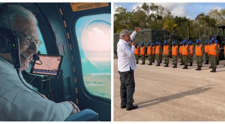 AMLO construccion Tren Maya